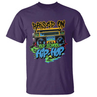 Raised On Old School Hiphop T Shirt - Wonder Print Shop
