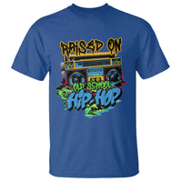 Raised On Old School Hiphop T Shirt - Wonder Print Shop