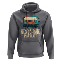 Old School Playlist Hoodie Retro Cassette Hip Hop Lover