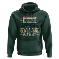 Old School Playlist Hoodie Retro Cassette Hip Hop Lover