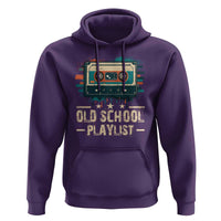 Old School Playlist Hoodie Retro Cassette Hip Hop Lover