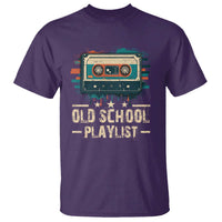 Old School Playlist T Shirt Retro Cassette Hip Hop Lover - Wonder Print Shop