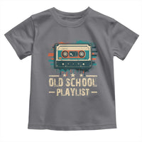 Old School Playlist Toddler T Shirt Retro Cassette Hip Hop Lover