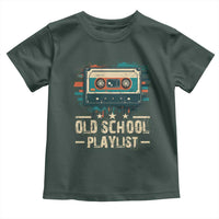 Old School Playlist Toddler T Shirt Retro Cassette Hip Hop Lover