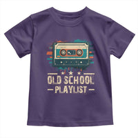 Old School Playlist Toddler T Shirt Retro Cassette Hip Hop Lover