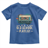 Old School Playlist Toddler T Shirt Retro Cassette Hip Hop Lover