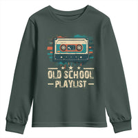 Old School Playlist Youth Sweatshirt Retro Cassette Hip Hop Lover