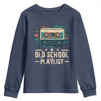 Old School Playlist Youth Sweatshirt Retro Cassette Hip Hop Lover