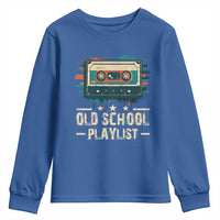 Old School Playlist Youth Sweatshirt Retro Cassette Hip Hop Lover