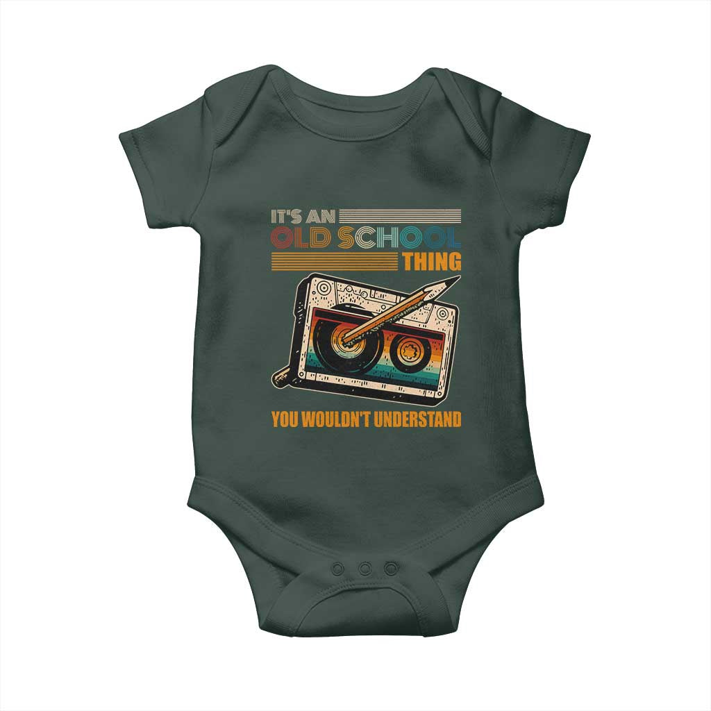 Hip Hop Old School Baby Onesie Its An Old School Thing You Wouldnt Understand Retro