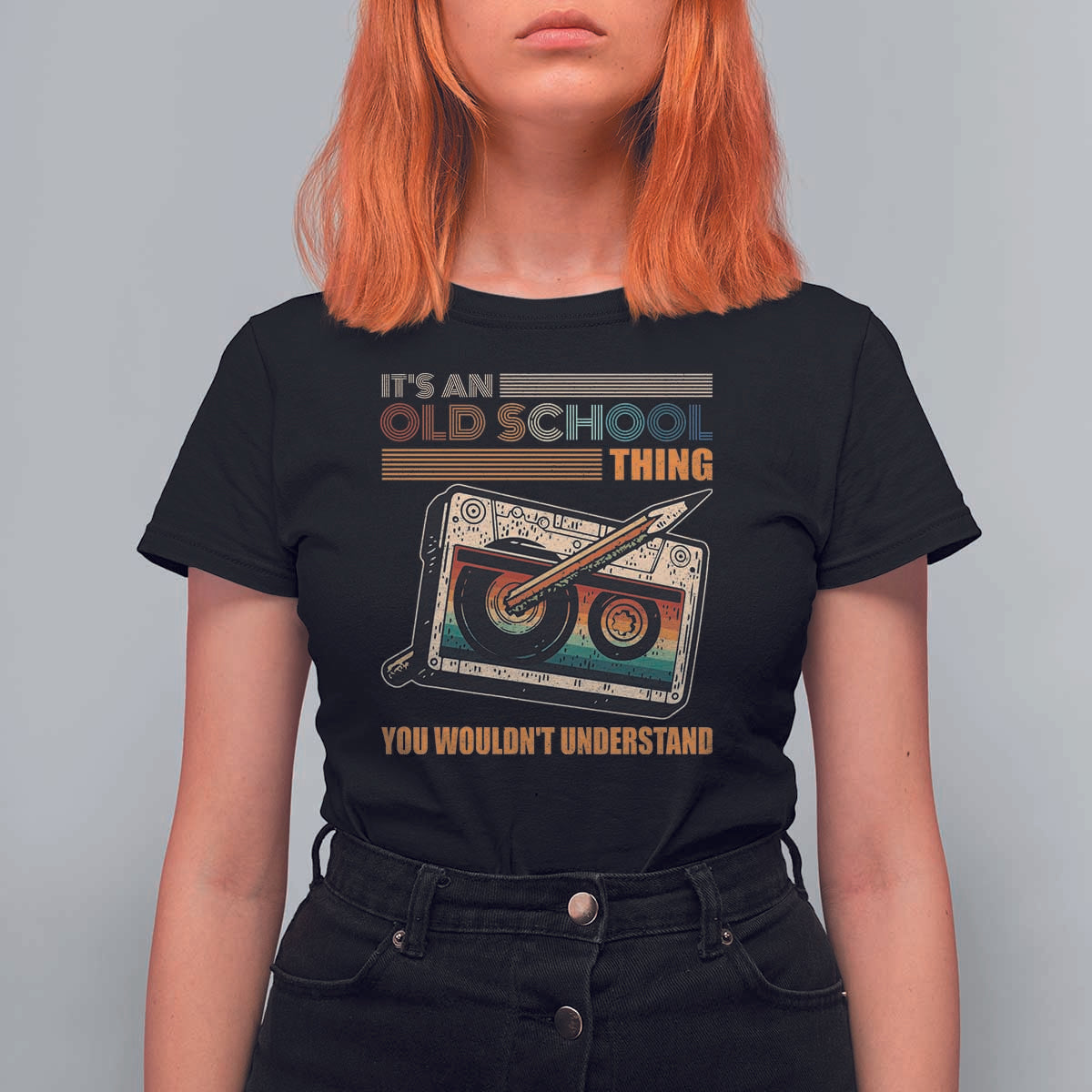 Hip Hop Old School T Shirt For Women Its An Old School Thing You Wouldnt Understand Retro - Wonder Print Shop
