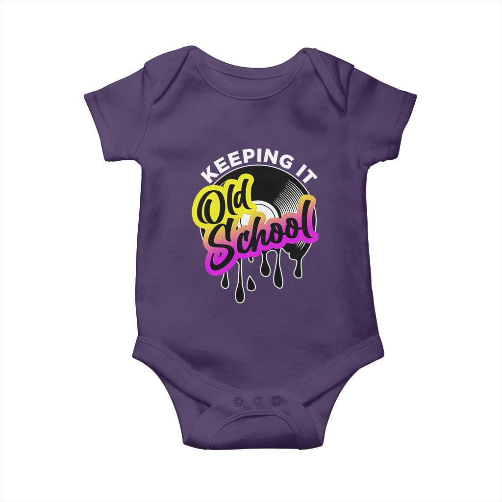 Hip Hop Keeping It Old School Baby Onesie