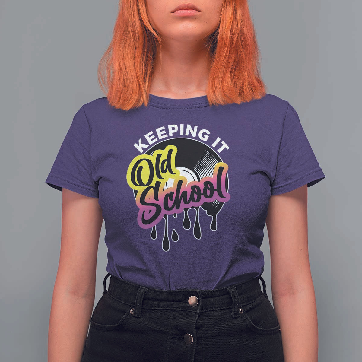 Hip Hop Keeping It Old School T Shirt For Women - Wonder Print Shop