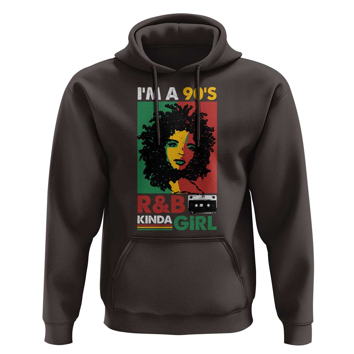 Hip Hop RnB Hoodie I'm A 90's R&B Kinda Girl Retro Cassettle