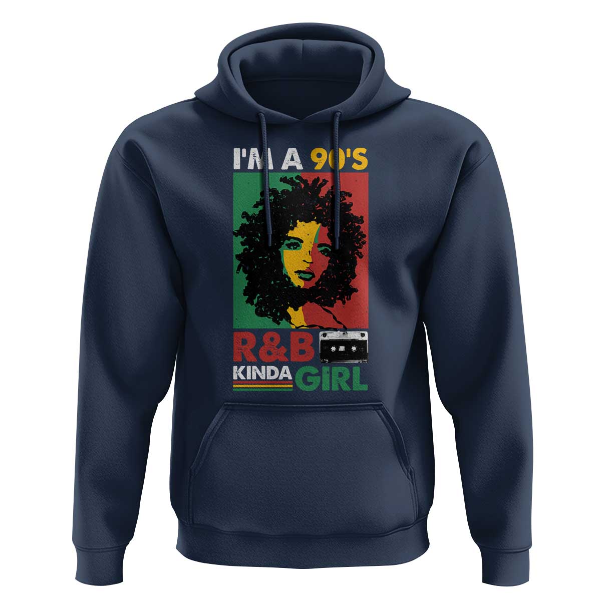 Hip Hop RnB Hoodie I'm A 90's R&B Kinda Girl Retro Cassettle