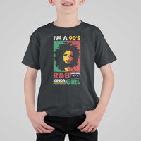 Hip Hop RnB T Shirt For Kid I'm A 90's R&B Kinda Girl Retro Cassettle