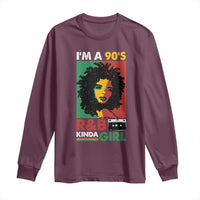 Hip Hop RnB Long Sleeve Shirt I'm A 90's R&B Kinda Girl Retro Cassettle