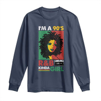 Hip Hop RnB Long Sleeve Shirt I'm A 90's R&B Kinda Girl Retro Cassettle