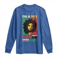 Hip Hop RnB Long Sleeve Shirt I'm A 90's R&B Kinda Girl Retro Cassettle