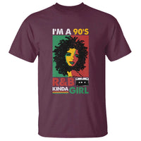 Hip Hop RnB T Shirt I'm A 90's R&B Kinda Girl Retro Cassettle - Wonder Print Shop