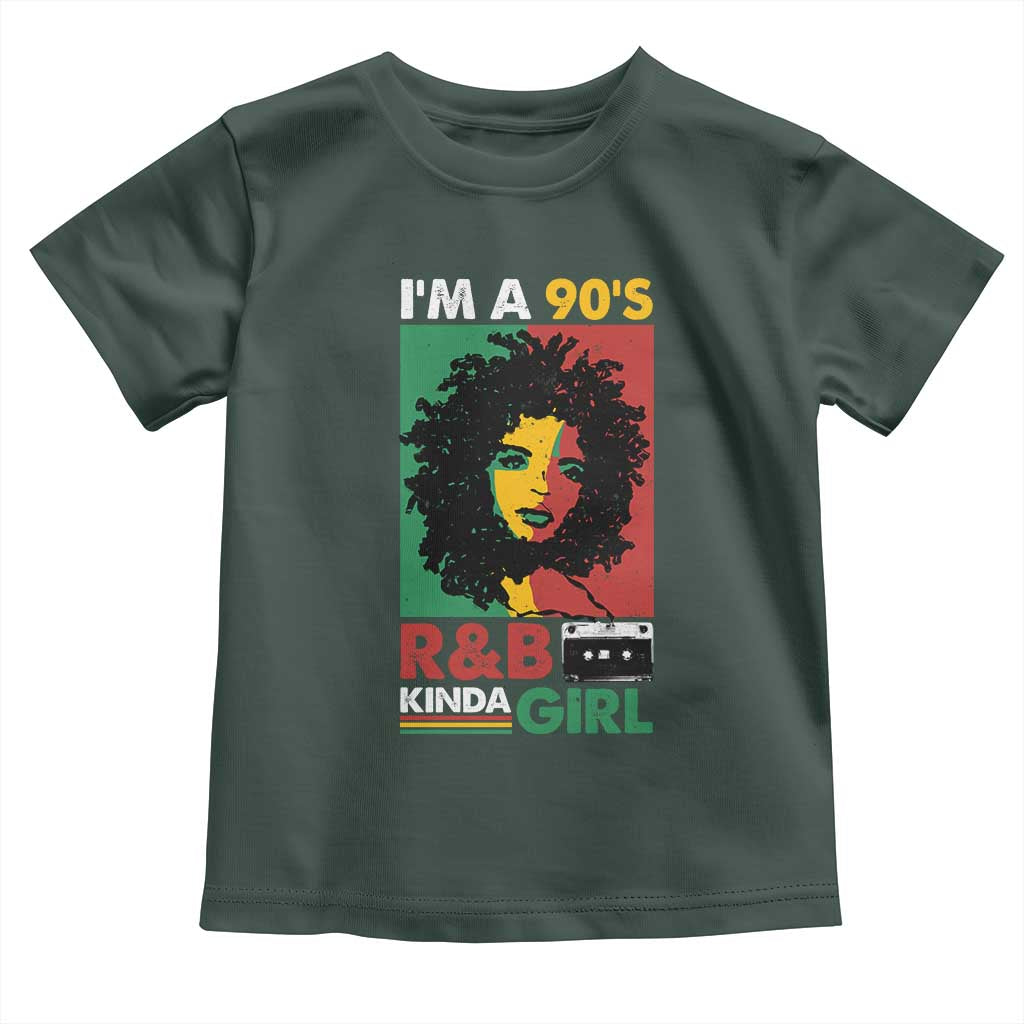Hip Hop RnB Toddler T Shirt I'm A 90's R&B Kinda Girl Retro Cassettle