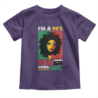 Hip Hop RnB Toddler T Shirt I'm A 90's R&B Kinda Girl Retro Cassettle