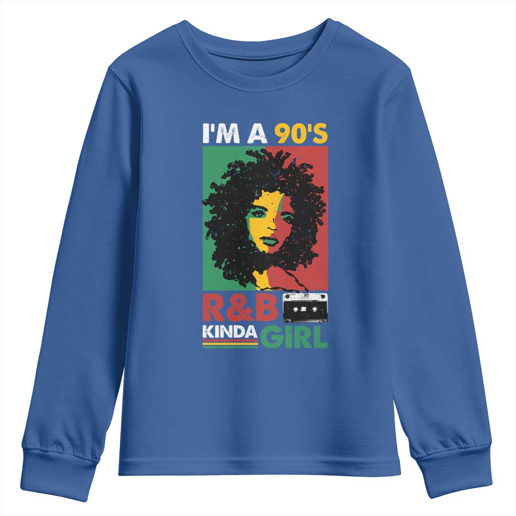 Hip Hop RnB Youth Sweatshirt I'm A 90's R&B Kinda Girl Retro Cassettle