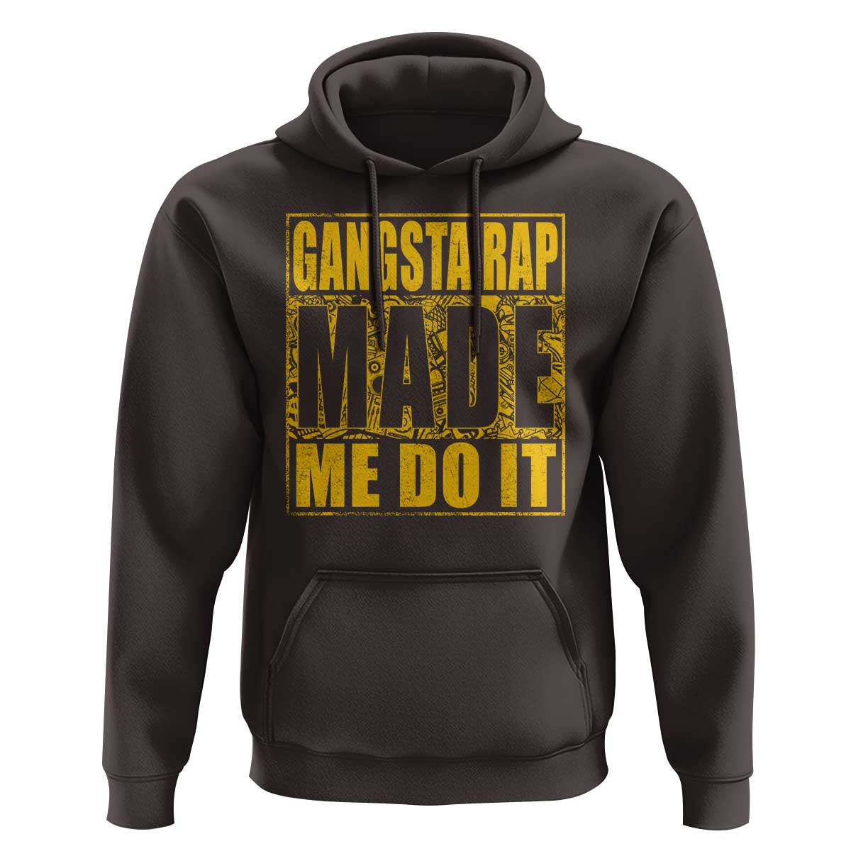 Hip Hop Gangsta Rap Hoodie Made Me Do It Rapper