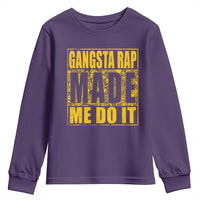 Hip Hop Gangsta Rap Youth Sweatshirt Made Me Do It Rapper
