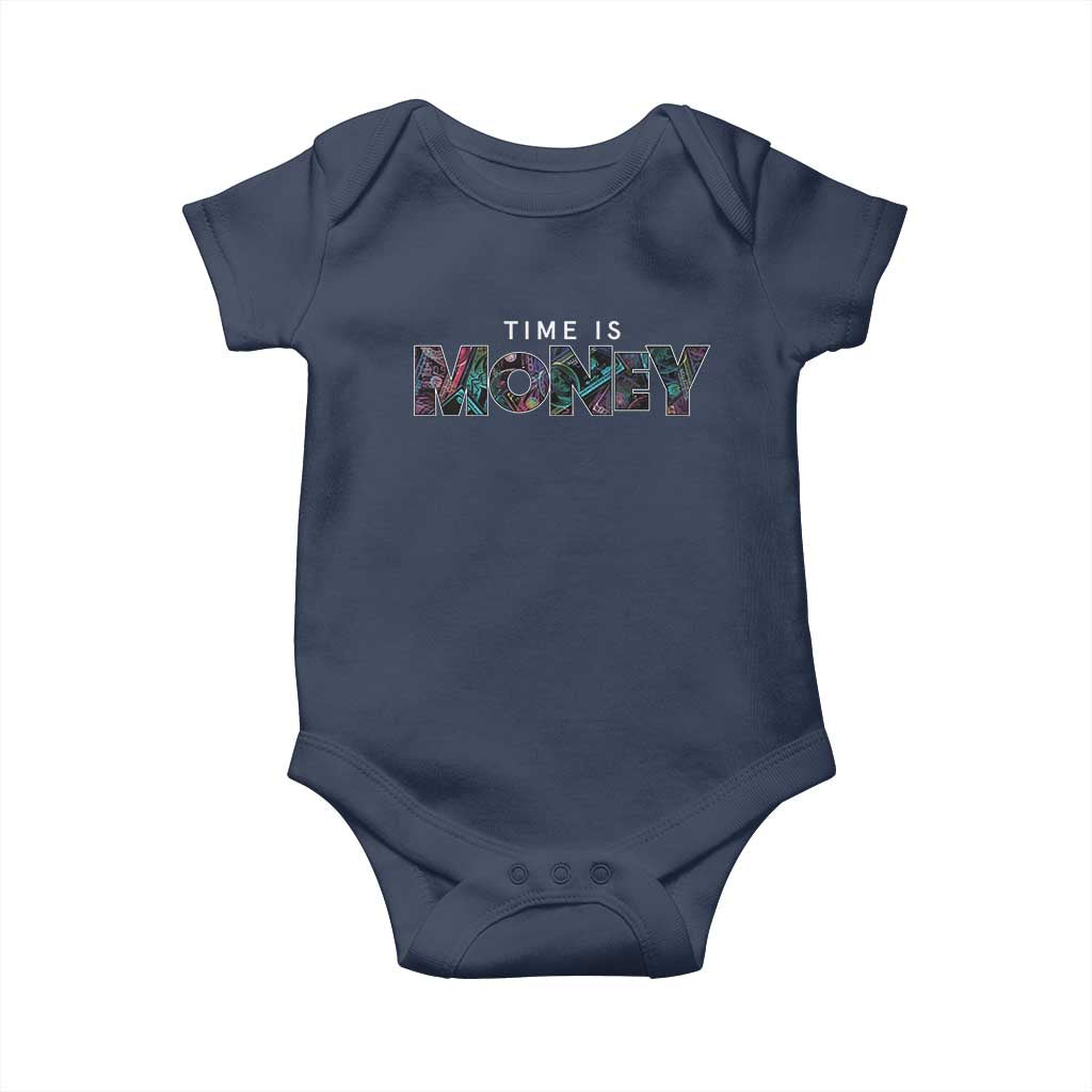 Time Is Money Baby Onesie