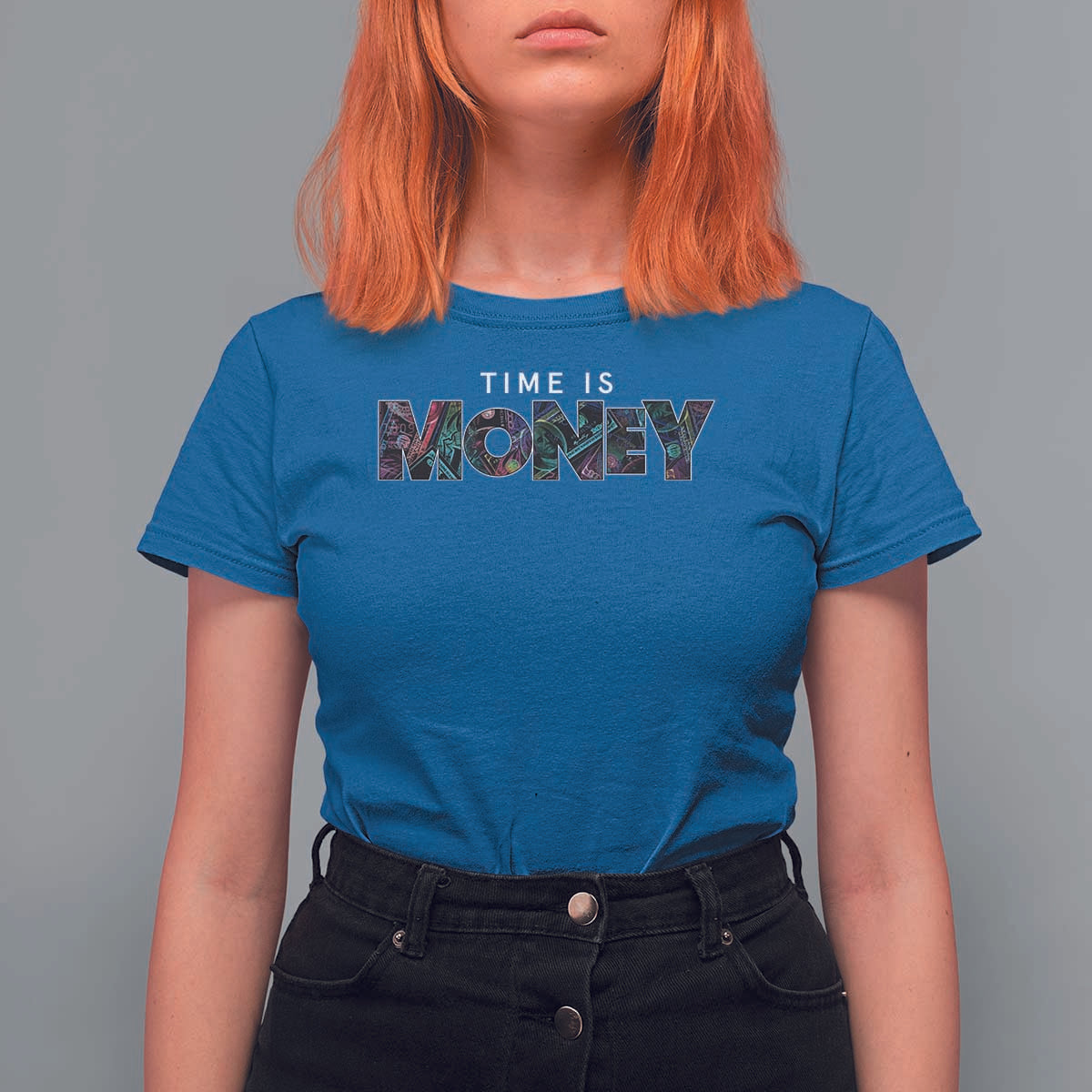 Time Is Money T Shirt For Women - Wonder Print Shop