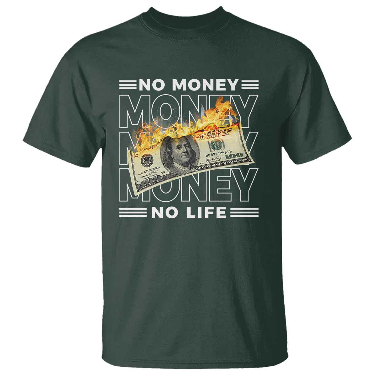 No Money No Life T Shirt - Wonder Print Shop