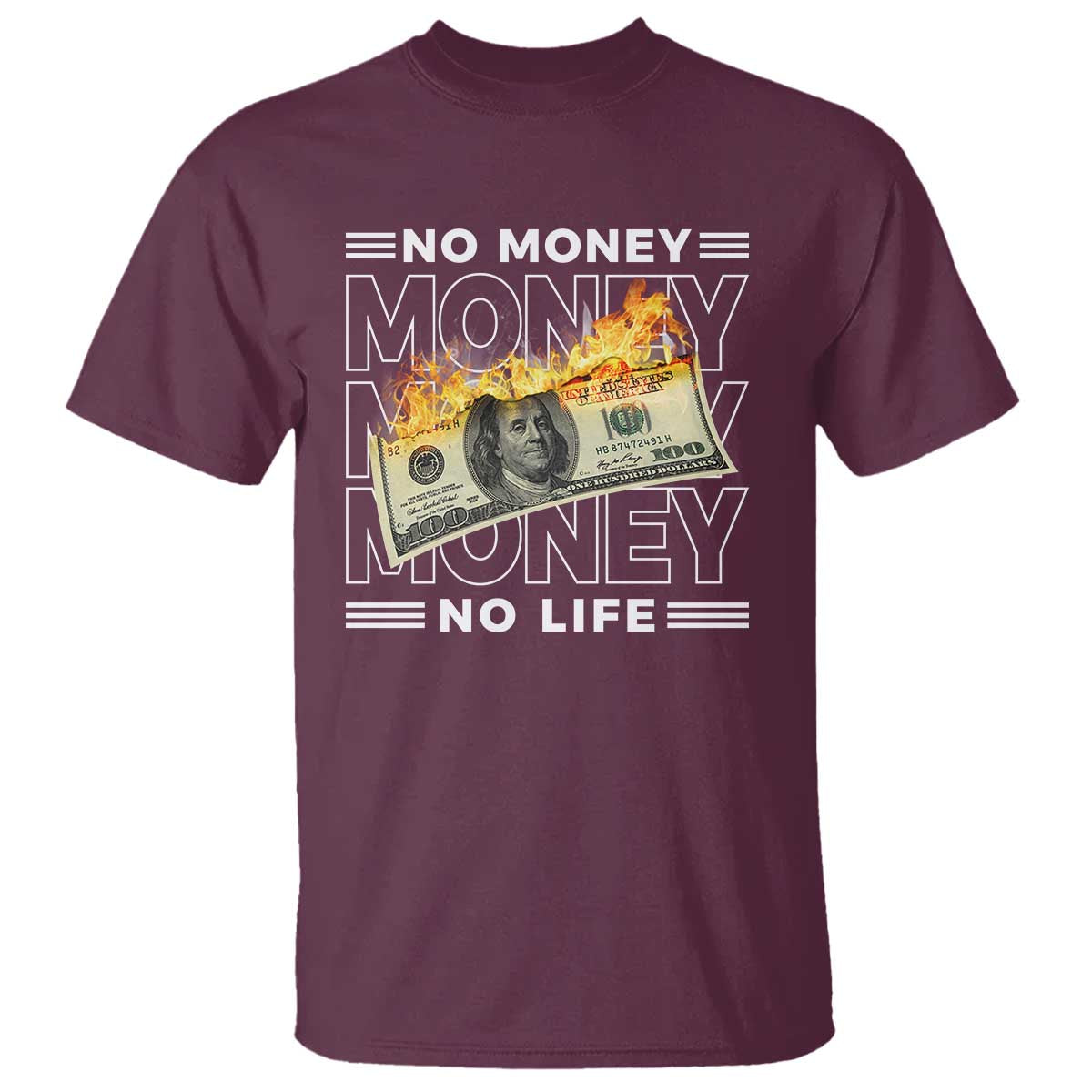 No Money No Life T Shirt - Wonder Print Shop