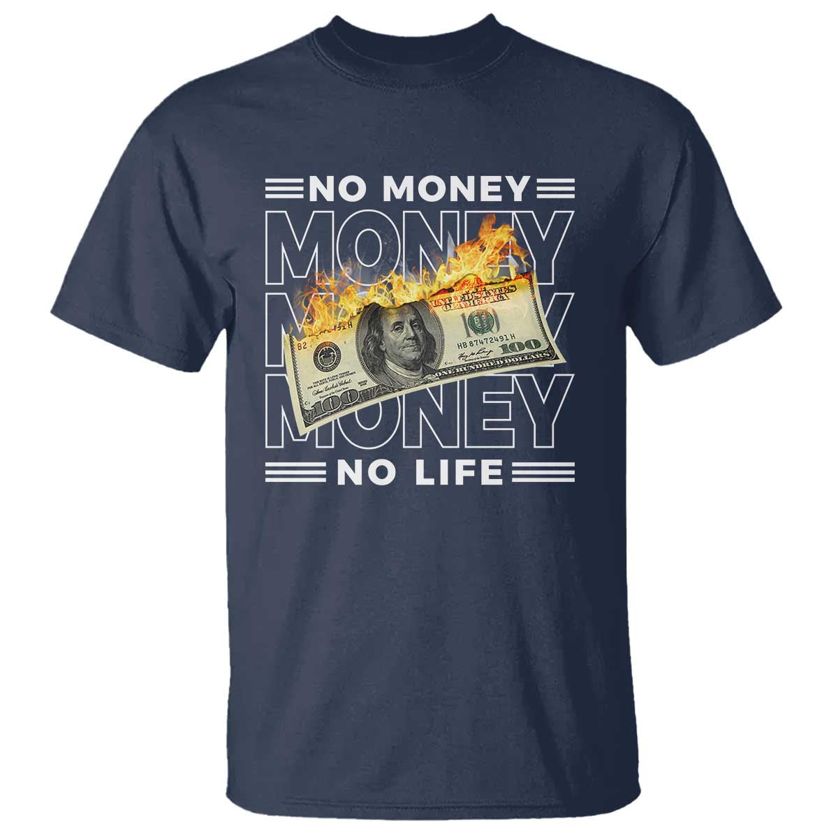 No Money No Life T Shirt - Wonder Print Shop