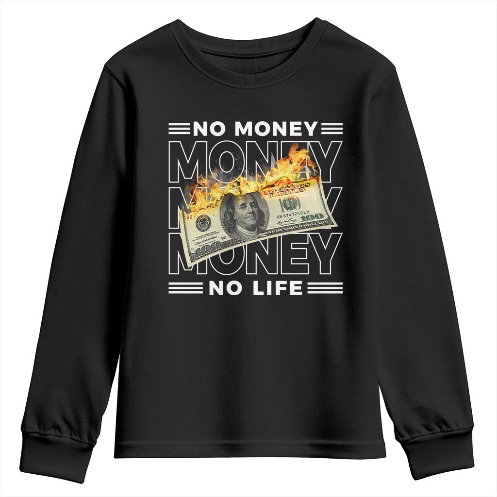 No Money No Life Youth Sweatshirt