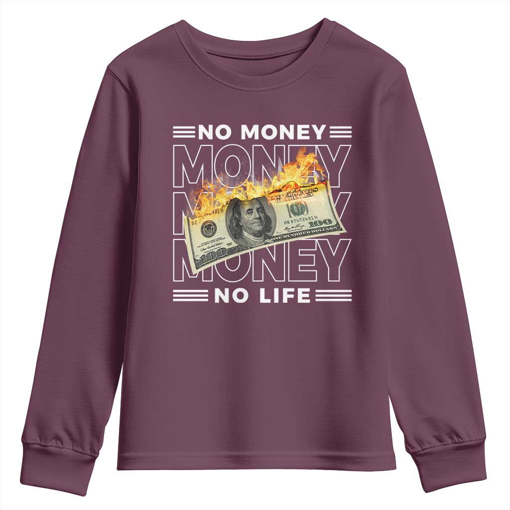 No Money No Life Youth Sweatshirt