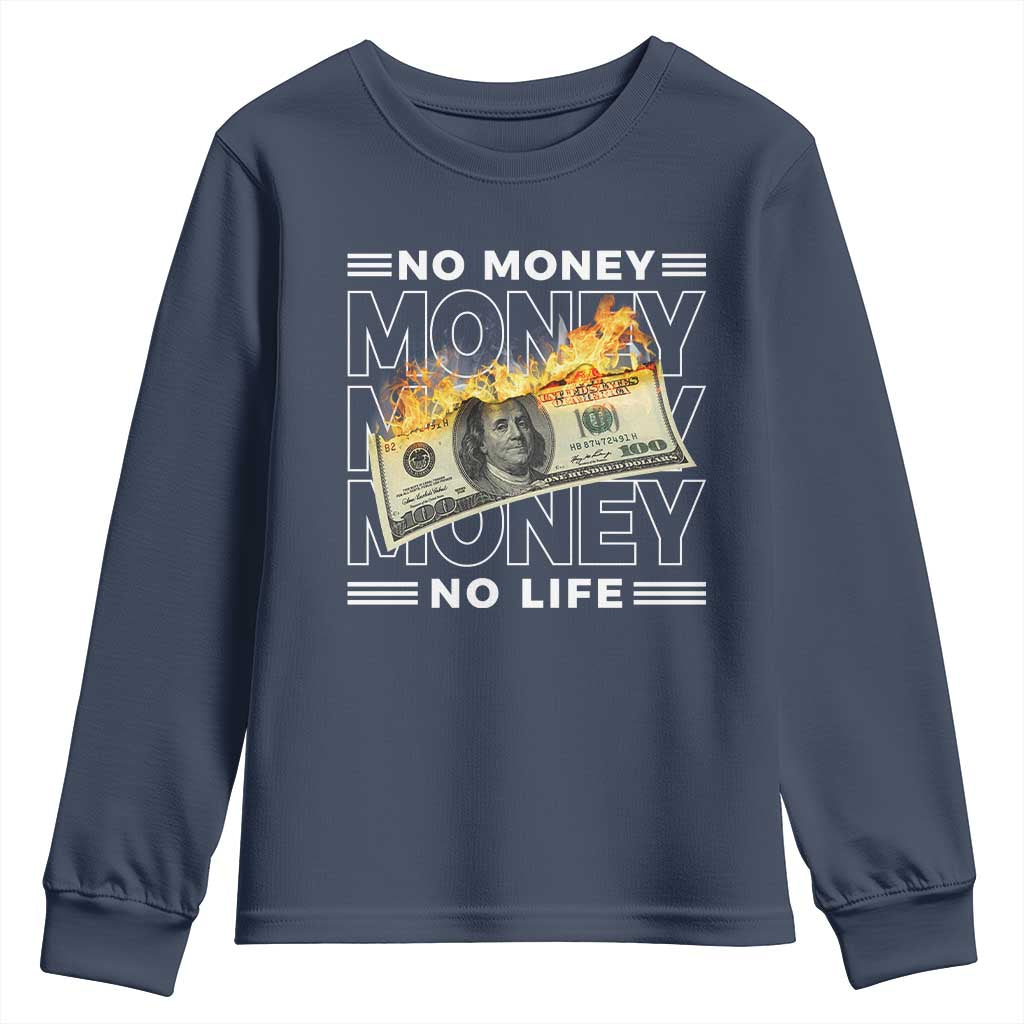 No Money No Life Youth Sweatshirt