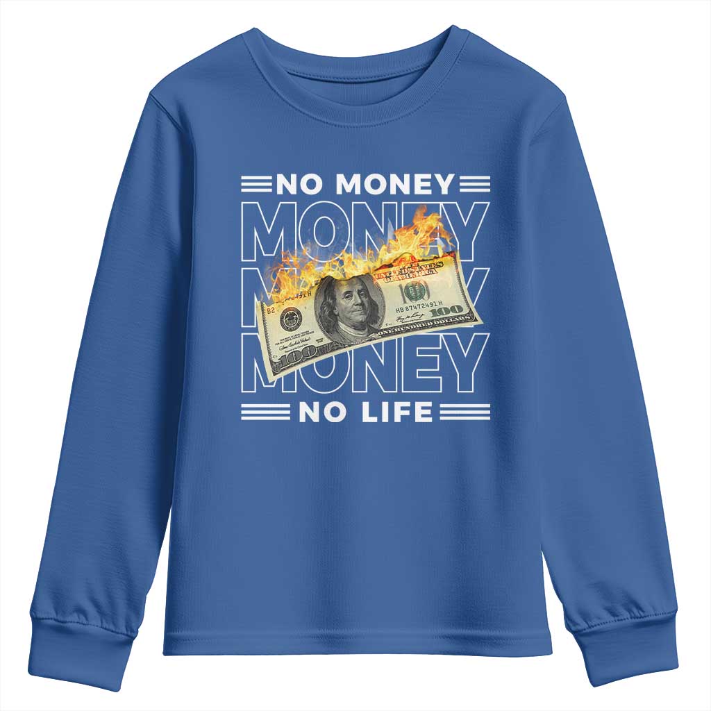 No Money No Life Youth Sweatshirt