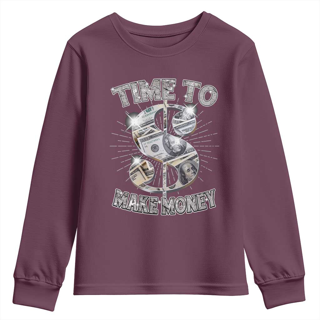 Time To Make Money Youth Sweatshirt