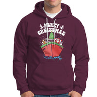 Merry Cruisemas Family Christmas Holiday Santa Reindeer Cruise Ship Hoodie - Wonder Print Shop