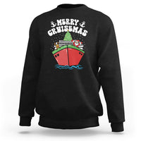 Merry Cruisemas Family Christmas Holiday Santa Reindeer Cruise Ship Sweatshirt - Wonder Print Shop