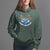 Groovy And Bright Merry Christmas Disco Ball Reindeer Hoodie - Wonder Print Shop