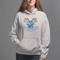 Groovy And Bright Merry Christmas Disco Ball Reindeer Hoodie - Wonder Print Shop