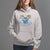 Groovy And Bright Merry Christmas Disco Ball Reindeer Hoodie - Wonder Print Shop
