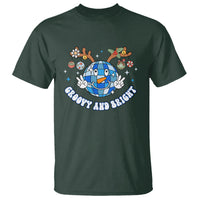 Groovy And Bright Merry Christmas Disco Ball Reindeer T Shirt - Wonder Print Shop