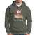 Christmas Hoodie Cocaine Let It Snow Ugly Santa Snorting - Wonder Print Shop