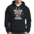 Christmas Hoodie Feliz Navidad Mexican Sugar Skulls Reindeer Santa - Wonder Print Shop