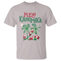 Mele Kalikimaka Santa Climb Palm Tree Hawaiian Christmas T Shirt - Wonder Print Shop