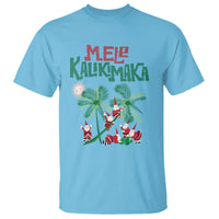 Mele Kalikimaka Santa Climb Palm Tree Hawaiian Christmas T Shirt - Wonder Print Shop