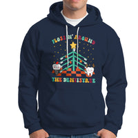 Flossing Around The Dentistree Funny Xmas Dental Hygienist Hoodie - Wonder Print Shop